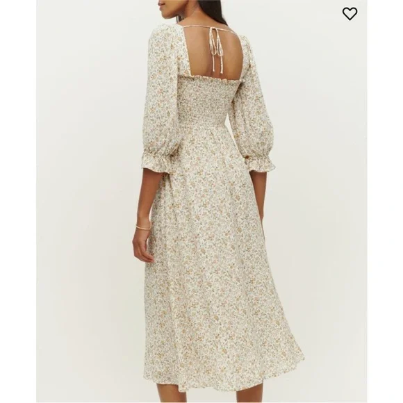 Reformation Fable Dress in Lima Size xl - Picture 6 of 9